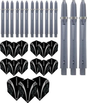 Dart Flights En Dart Shafts Combi pack - Tribal Edgeglow..., Ophalen of Verzenden, Nieuw, Pijlen