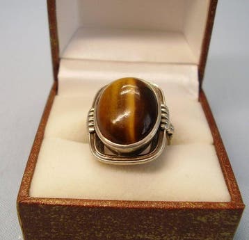 Zonder minimumprijs - Ring Zilver - 15.00ct. tw. -, Nieuw