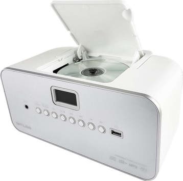 Muse M-28RDW - Draagbare radio/CD-/MP3-speler met USB, wit, Verzenden, Nieuw