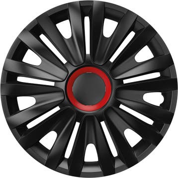 Wieldoppen  Royal Red  Ring Zwart 14 inch, Auto diversen, Verzenden, Nieuw