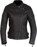 Merlin Bristol D3O Cafe Dames Zwart Leren Motorjas, Nieuw met kaartje, Verzenden, Jas | leer, Merlin
