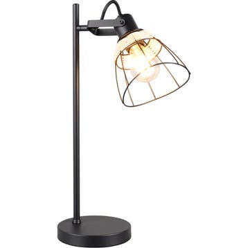 LED Tafellamp - Trion Nala - E27 Fitting - 1 Lichtpunt -, Ophalen of Verzenden, Nieuw, Metaal, Overige fittingen