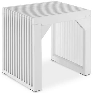 Hocker/zitbank Ribb, lamellenlook, belastbaar tot 350 kg, Verzenden, Nieuw
