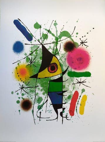 Joan Miró (1893-1983) (after) - The Singing Fish