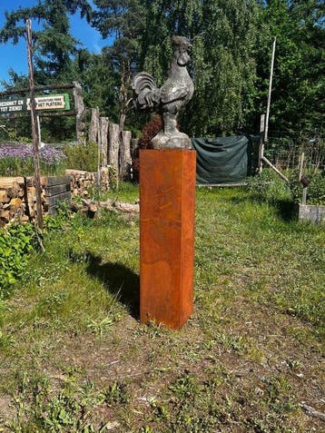 Pilaar - 2025 - Corten staal Voetstuk