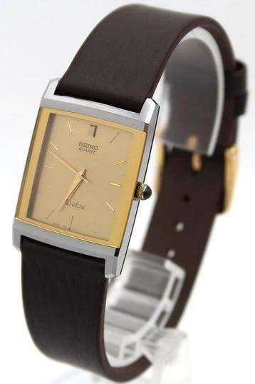 Seiko - Dolce Vintage Quartz Tank Dress Watch - Zonder