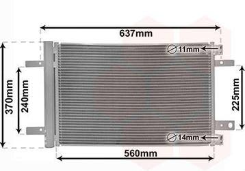 Condensor, airconditioning 09015702 International Radia..., Verzenden, Nieuw