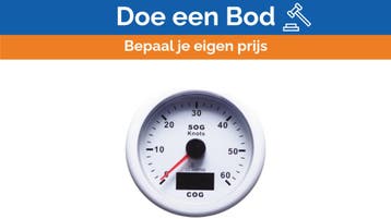 Bieden: Wema GPS boat speed indicator white 15 kn | 27 km/h, Ophalen of Verzenden, Nieuw, Motor en Techniek, Zeilboot of Motorboot