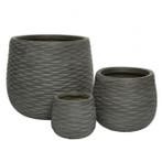 Bloempot | Decoris | Ø 42.5 cm | 3 stuks, Tuin en Terras, Verzenden, Nieuw