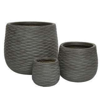 Bloempot | Decoris | Ø 42.5 cm | 3 stuks, Tuin en Terras, Bloempotten, Verzenden, Nieuw