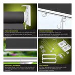 Rolgordijn - Verduisterend - 160x240 cm - Antraciet - KESSER, Verzenden, Zo goed als nieuw