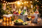 Glaswerk Huren Limburg: Bierglas, Wijnglazen, stapel glazen, Verzenden, Zo goed als nieuw, Overige
