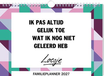 Loesje Familieplanner 2027 |  | Nieuw, Ophalen of Verzenden, Nieuw