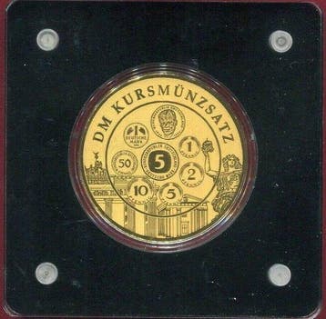 Duitsland. 5 Mark 2001 Deutsch Mark - Proof (Zonder
