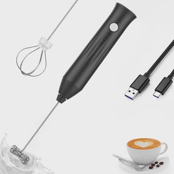 Draadloze Mini Melkopschuimer met USB Opladen - 3 Snelheden, Verzenden, Nieuw