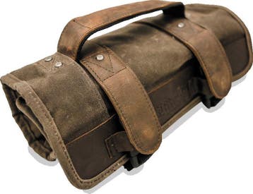 Burly Brand Voyager Tool Roll - Dark Oak, Ophalen of Verzenden