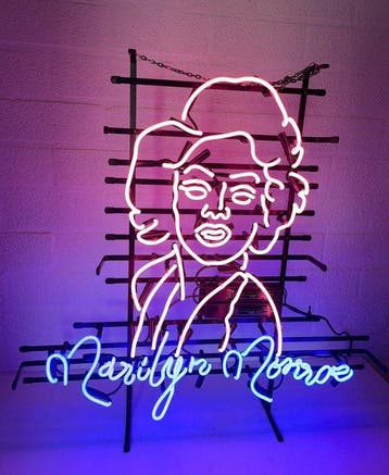 Marlilyn Monroe - Glass Neon, Nieuw