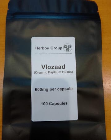 Vlozaad (Psyllium Husk) - 100 Capsules a 500mg, Verzenden, Nieuw, Poeder of Drank