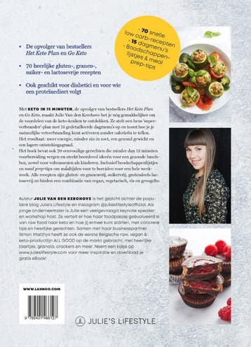 Keto in 15 minuten 9789401466127 Julie Van den Kerchove, Boeken, Kookboeken, Verzenden, Zo goed als nieuw, Julie Van den Kerchove