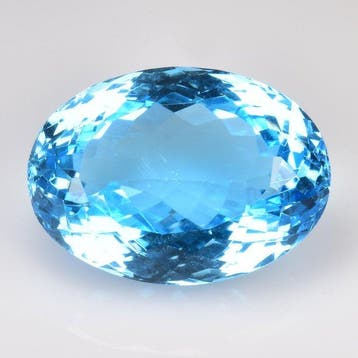 Zonder minimumprijs - 1 pcs Blauw Topaas - 29.92 ct -, Nieuw