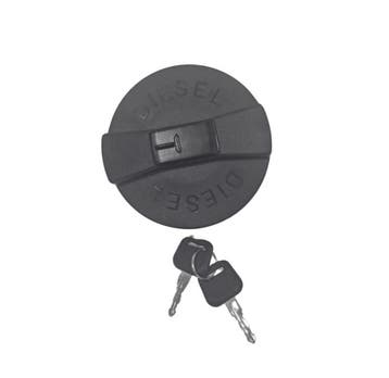 Tankdop met slot - 80mm - Zwart, Ophalen of Verzenden, Nieuw