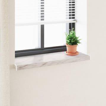 vidaXL Raamsokkel Marmer textuur 60 x 30 x 4,5 cm PVC, Verzenden, Nieuw