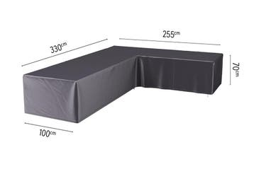 Platinum Aerocover loungesethoes L-vorm 330x255 cm - Rechts, Tuin en Terras, Verzenden, Nieuw, Overige materialen