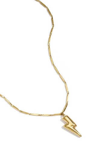 Goudlief Ketting met opvallend bliksemschicht (Kettingen), Sieraden, Tassen en Uiterlijk, Kettingen, Verzenden, Nieuw, Zilver