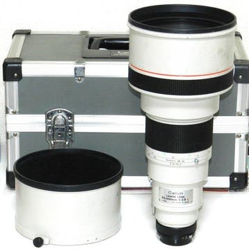 Canon New FD 400mm 1:2.8 L + HardCase Cameralens, Nieuw