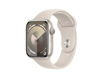 Apple Watch Series 9 - 45mm - Aluminium - Sterrenlicht - GPS, Verzenden, Zo goed als nieuw, Apple