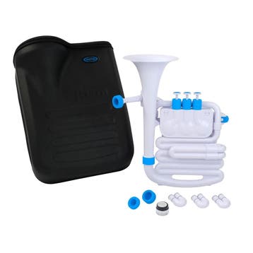 NUVO jHorn wit-blauw kinder blaasinstrument in Bb met, Ophalen of Verzenden, Nieuw