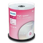 Philips | DVD-R | 4.7 GB | 100 stuks, Verzenden, Nieuw