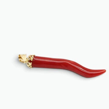 Koraal - Zilver - Ketting met hanger - met de hand, Verzamelen
