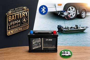 Lifepo4 accu’s 12 Volt109Ah met smart BMS garantie Bluetooth, Ophalen of Verzenden, Nieuw