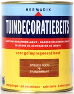 Tuindecoratiebeits Transparant Zweeds Rood 761 750 ml, Ophalen of Verzenden, Nieuw