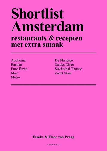Shortlist Amsterdam / Shortlist / 7 - Famke & Floor van, Verzenden, Zo goed als nieuw, Famke & Floor van Praag