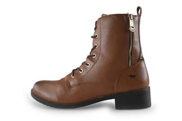 Mustang Veterboots in maat 45 Bruin, Kleding | Dames, Schoenen, Bruin, Verzenden, Overige typen, Zo goed als nieuw