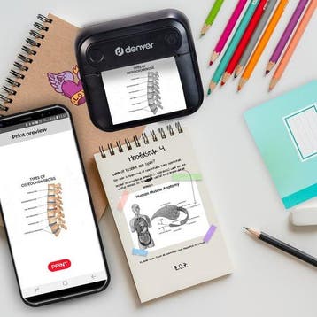 2dekans | Denver Mini Pocket Printer - Sticker Printer -, Computers en Software, Printers, Ophalen of Verzenden, Zo goed als nieuw