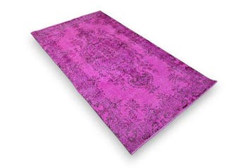 Roze vintage - Vloerkleed - 215 cm - 115 cm - met, Nieuw