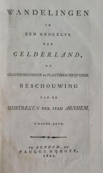 [Isaac Anne Nijhoff] - Wandelingen in een gedeelte van