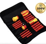 10 Delige verwisselbare schroevendraaier set geïsoleerde..., Verzenden, Nieuw