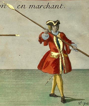 Pierre Jacques François Girard - Fencing. Hand-colored,
