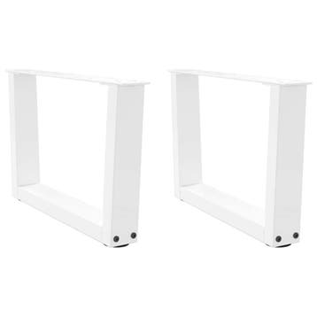 vidaXL Salontafelpoten 2 st V-vormig 50x(30-31,3) cm staal, Verzenden, Nieuw