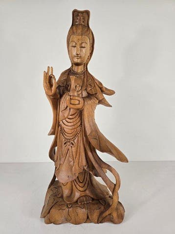 Grote sculptuur Guanyin - sculptuur - Indonesië (Zonder