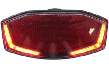 Spanninga Lineo XB Bagagedrager Achterlicht Batterij - 80mm, Verzenden, Nieuw