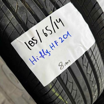 2 x Hifly 185-65-14 Zomerbanden 8mm, 14 inch, Gebruikt, Band(en), Personenwagen