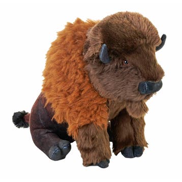 Wild Republic bizon knuffel - pluche - bruin - 33 cm, Verzenden, Nieuw