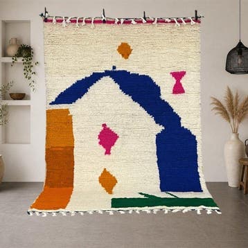Berber, Azilal-Berber tapijt – abstract kleurrijk ontwerp -, Nieuw
