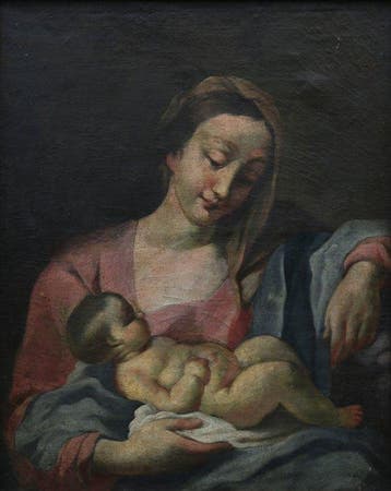Italiaanse school (XVIII) - Madonna And Child