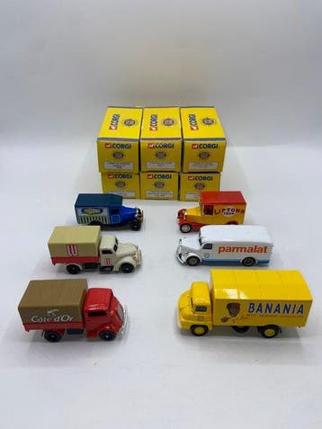 Corgi 1:43 - Model bestelwagen (6) - Reclamevoertuigen –, Nieuw